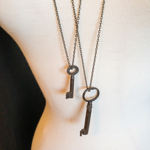 Jewelry - Vintage Key Necklaces Set of 2